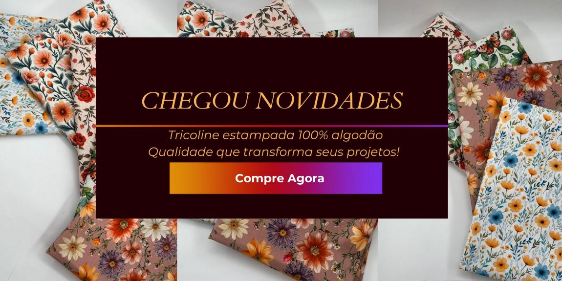 Tricoline estampada