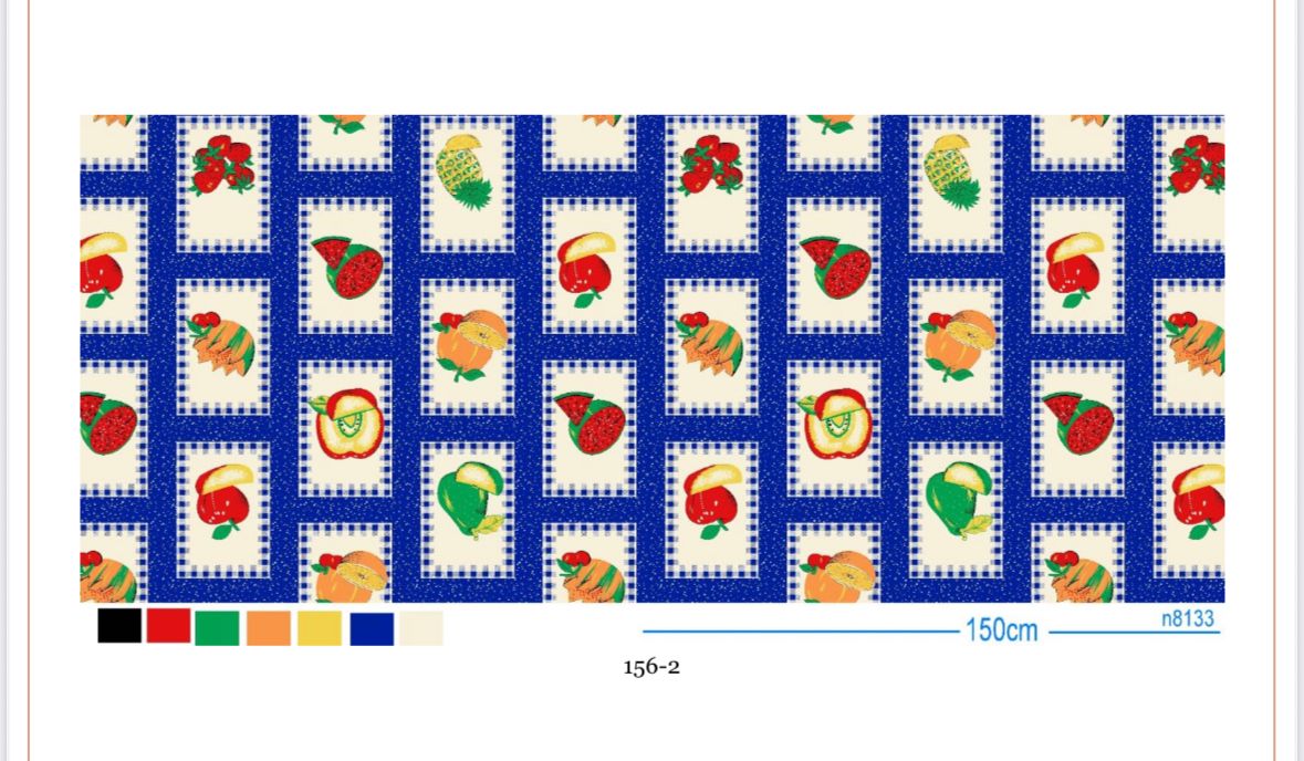 Oxford Estampado Frutas Nova 5 metros