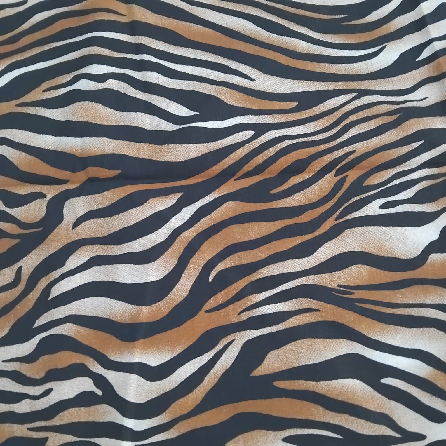 Tricoline Animal Print Tigre 10 Metros 