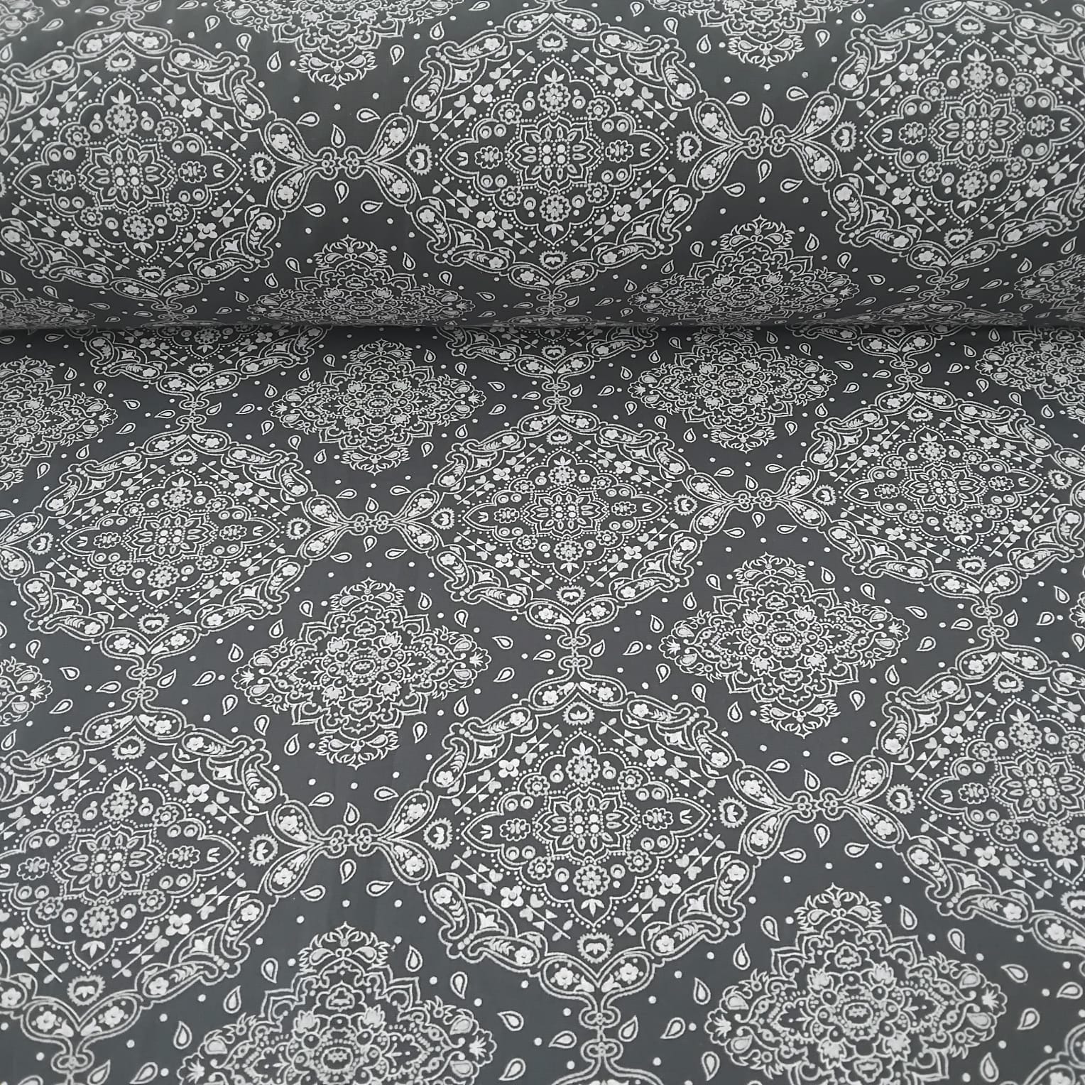 Tricoline Bandana Cinza Chumbo Marantex 10 Metros  