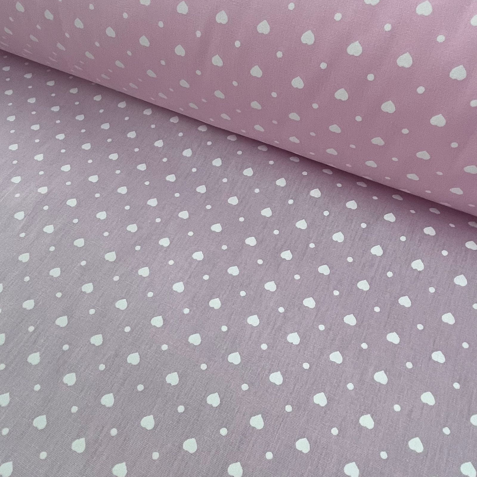 Tricoline Coraçãozinho Rosa Bebê 10 metros    