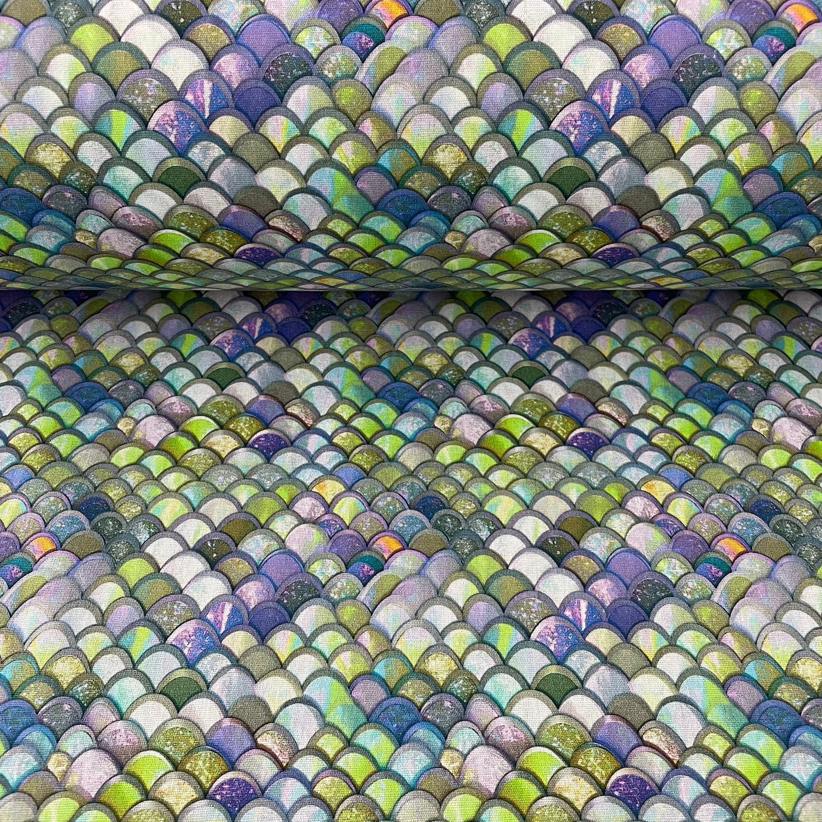 Tricoline Digital Cauda de Sereia-glitter- 5 metros 