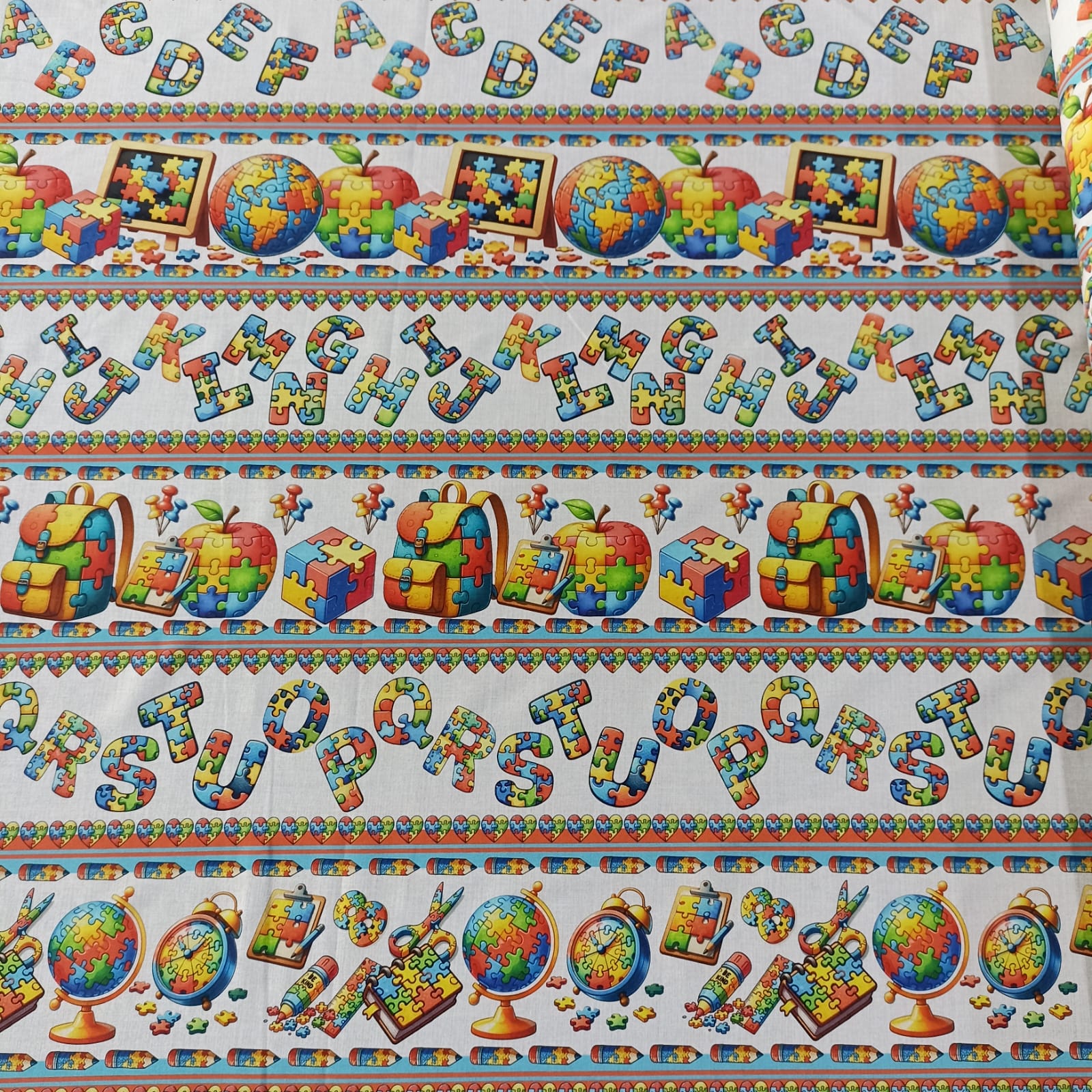 Tricoline Digital Exclusiva Marantex Barrado Autismo 10 metros 