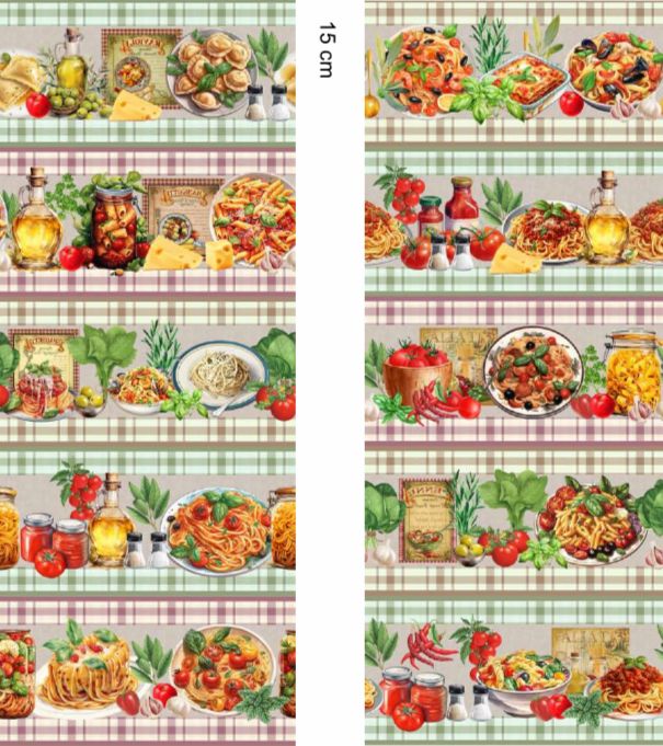 Tricoline Digital Exclusiva Marantex Barrado Massas  10 metros 