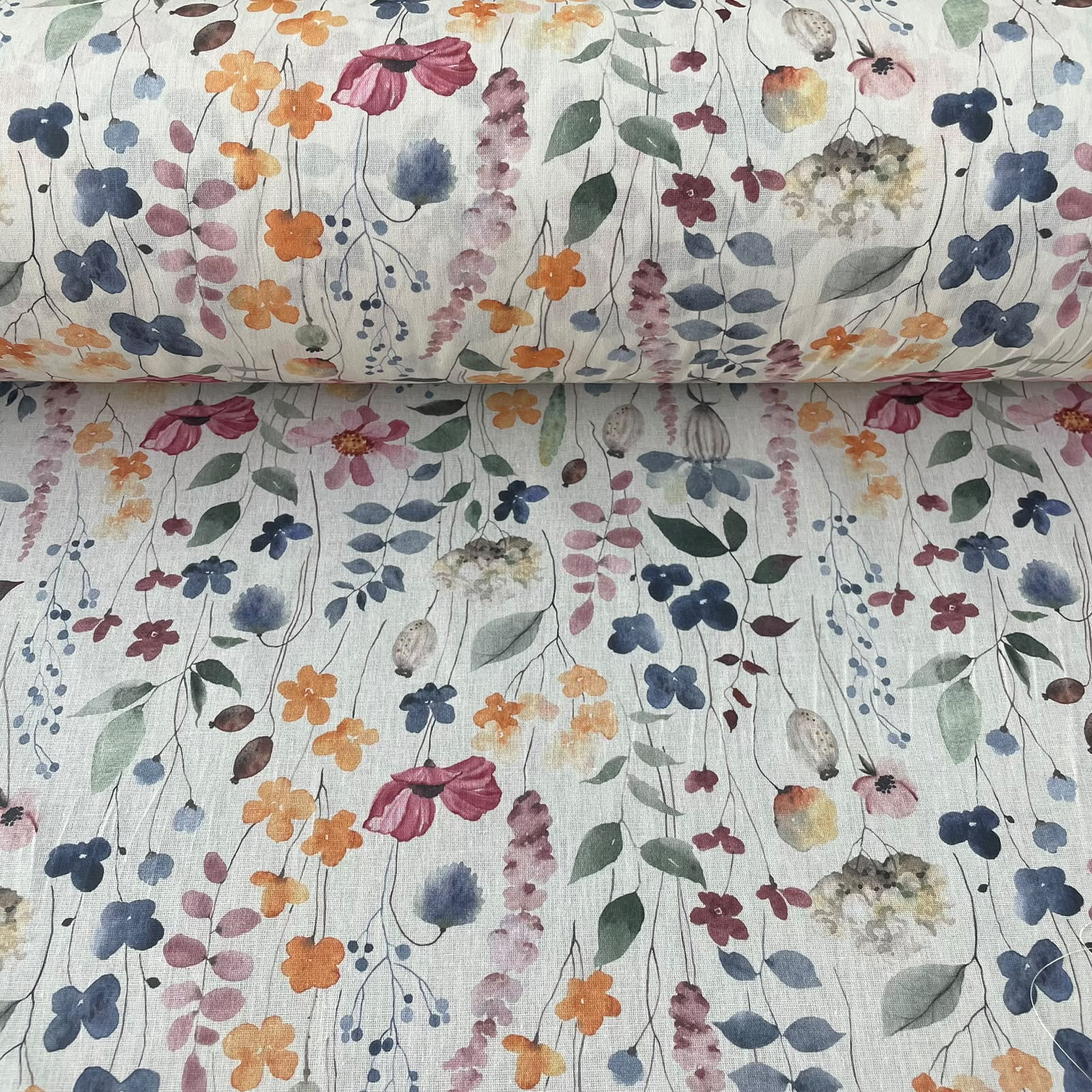 Tricoline Floral Aquarela 5 metros