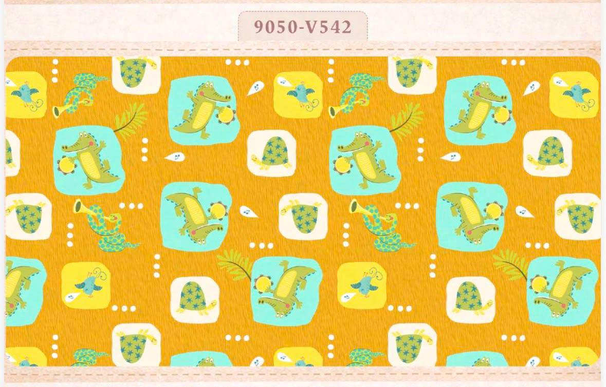 Tricoline Jacaré Fundo Amarelo 5 metros     