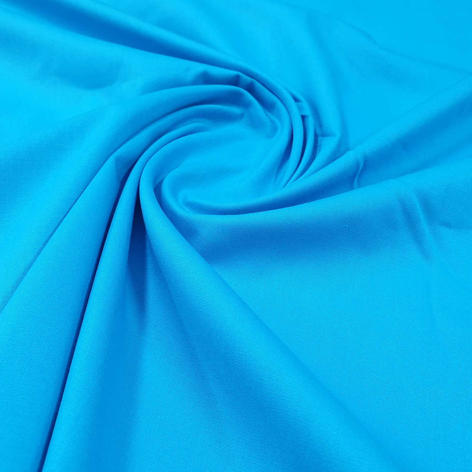 Tricoline Lisa Azul Turquesa 10 metros