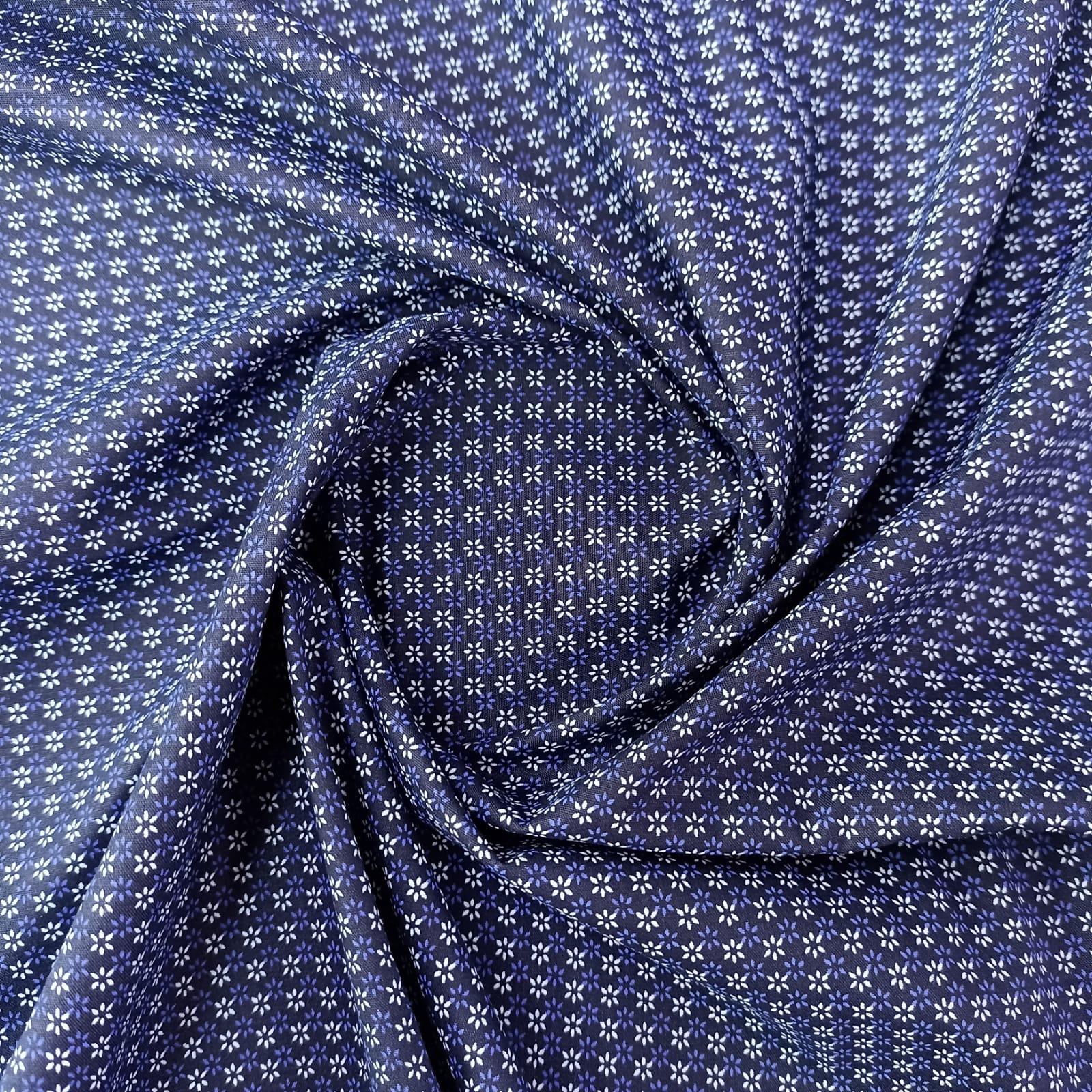 Tricoline Tricoline Camisaria Azul Marinho 10 metros 