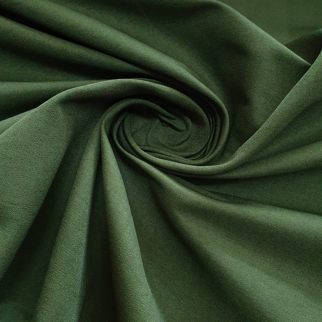 tecido sarja verde militar
