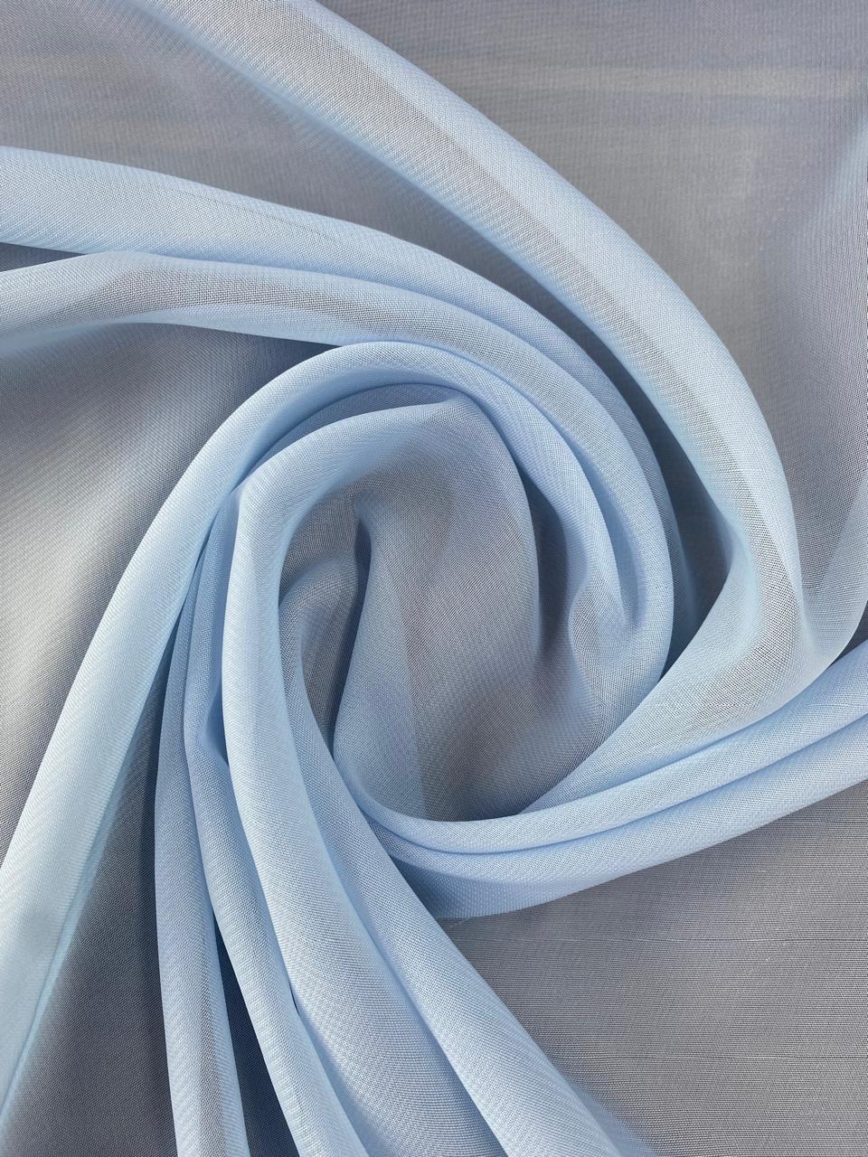 Chiffon Liso Azul BB