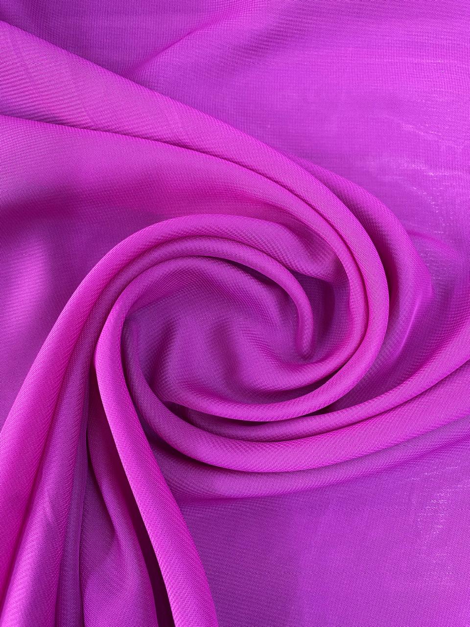 Chiffon Liso Fucsia