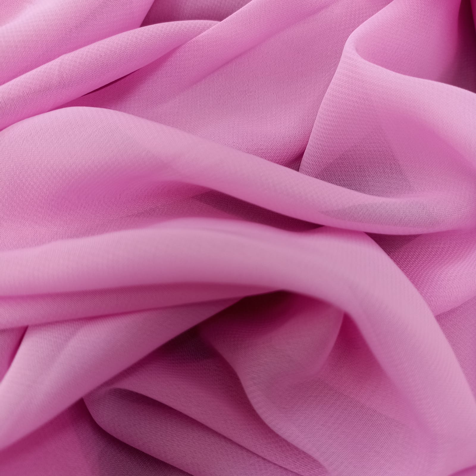 Chiffon Liso Rosa Pink