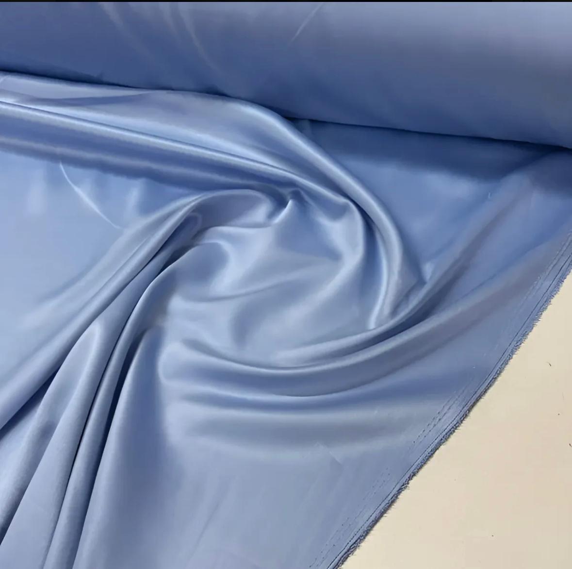 Crepe Amanda Azul Claro 10 Metros  