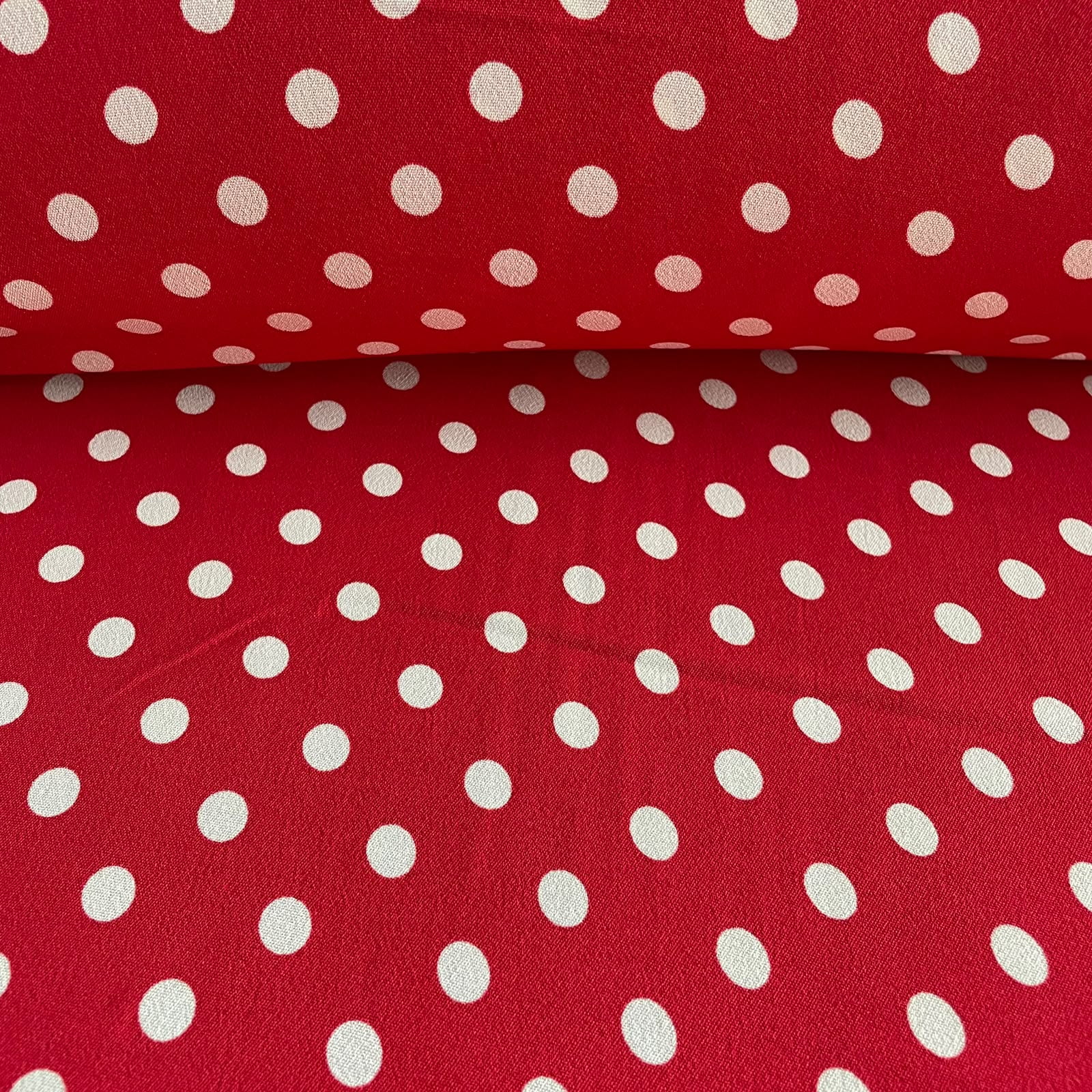 Crepe Dunas Poa  Vermelho 