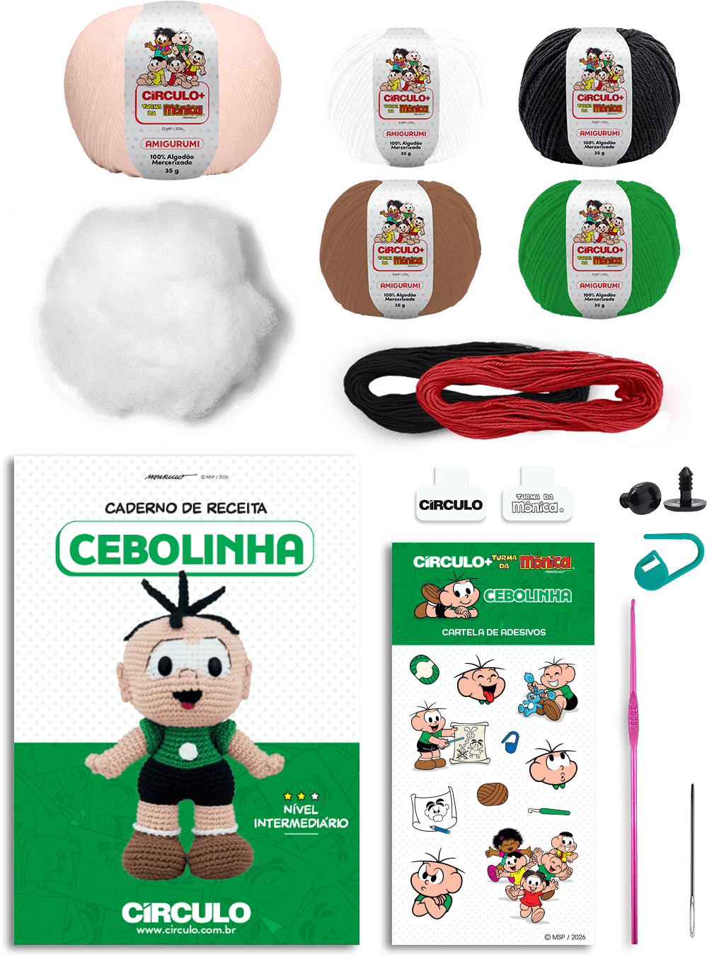Kit Amigurumi Círculo Oficial | Marantex