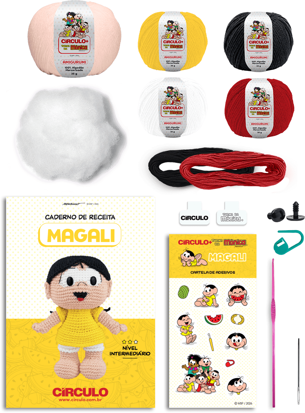 Kit Amigurumi Círculo Oficial | Marantex