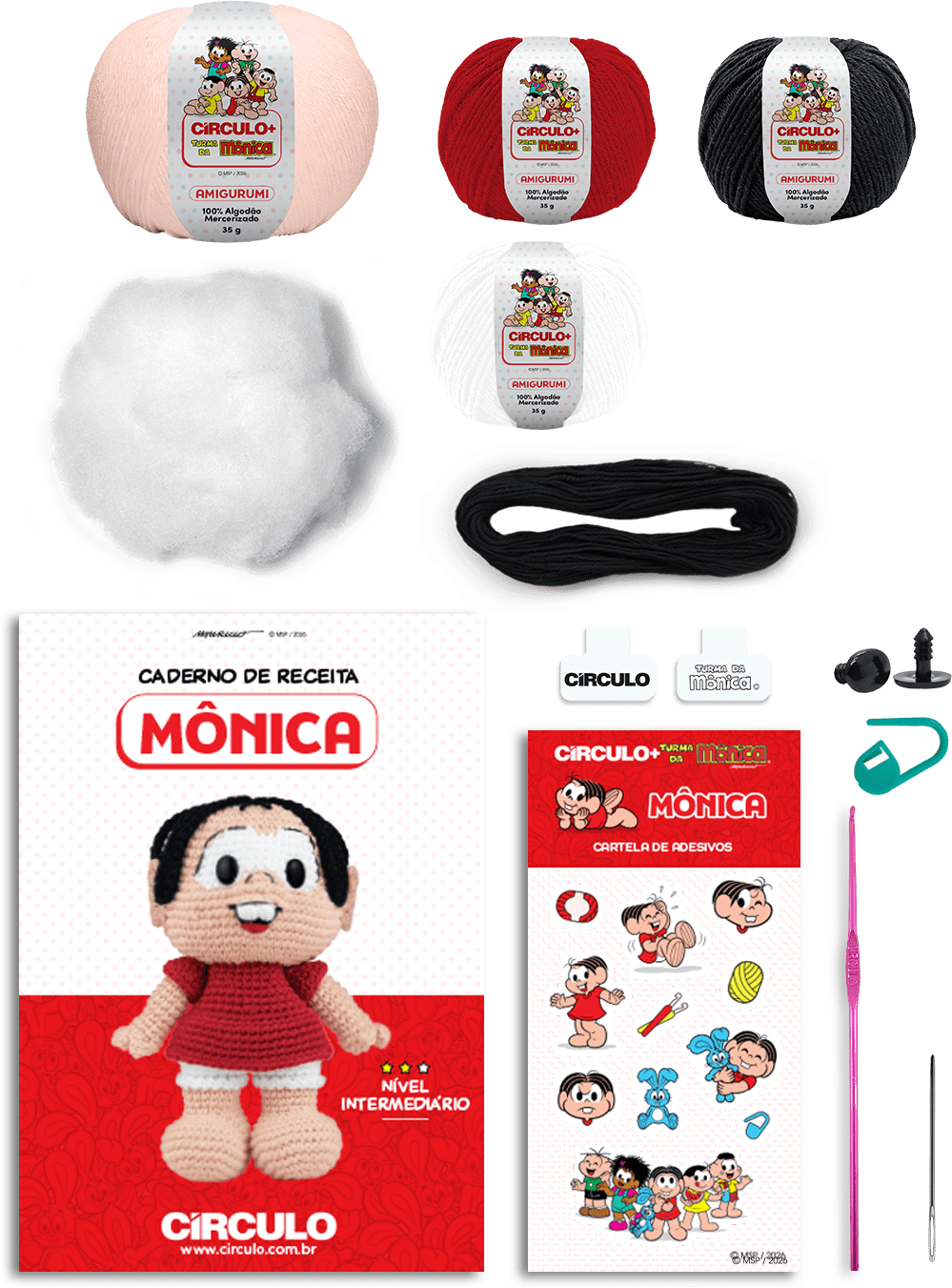 Kit Amigurumi Círculo Oficial | Marantex