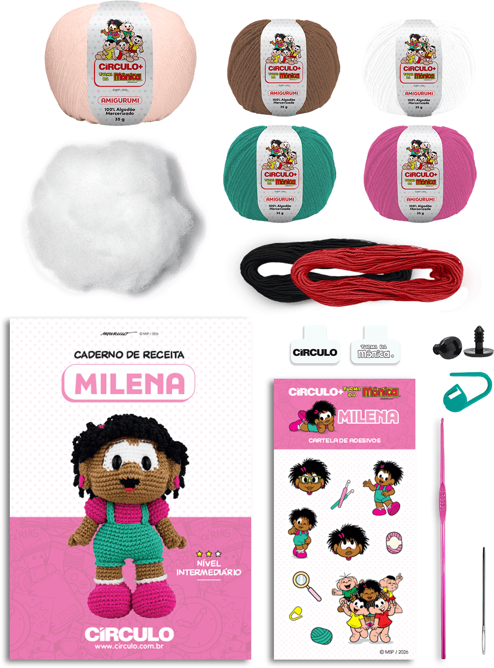 Kit Amigurumi Círculo Oficial | Marantex