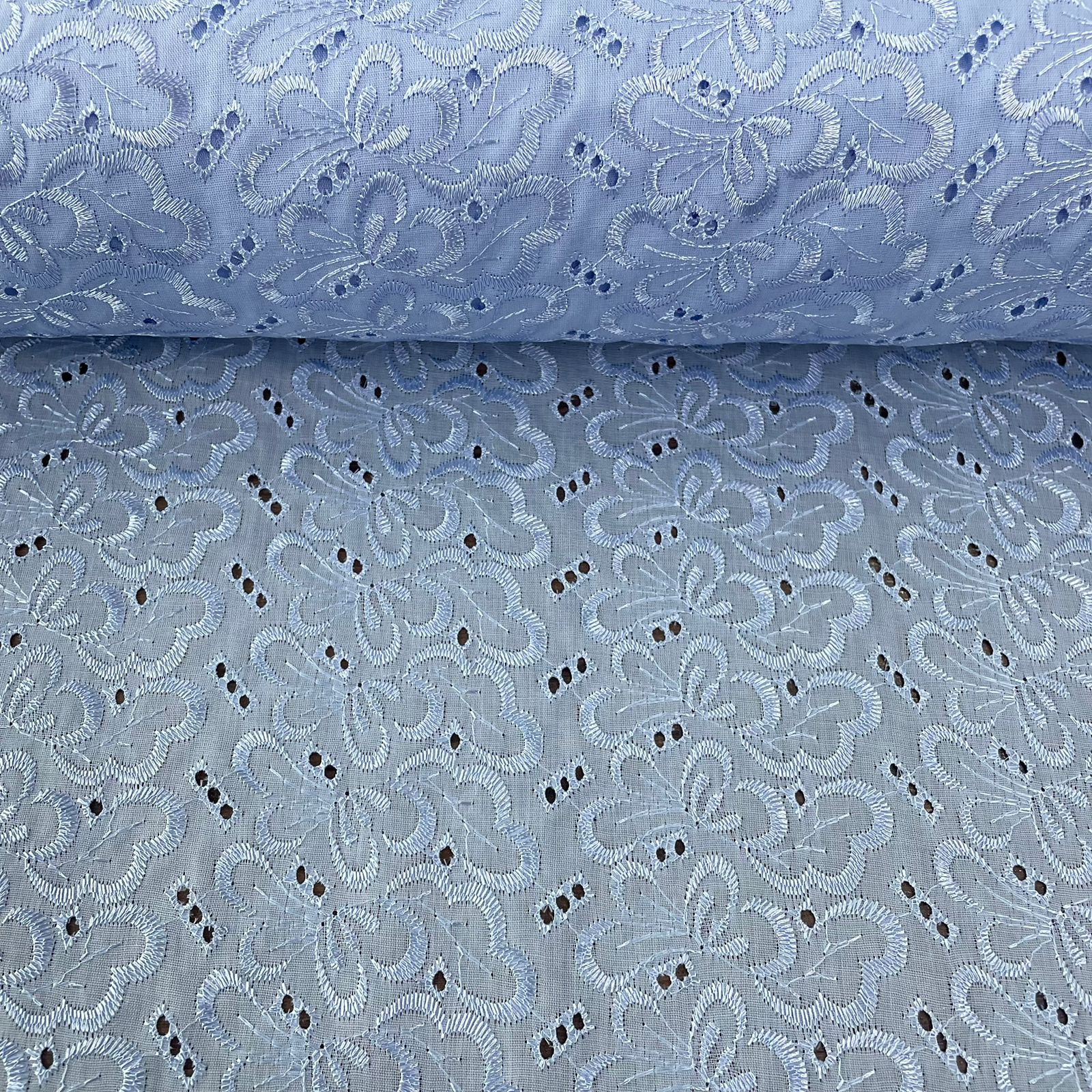 Laise Bordado Austríaco Azul BB