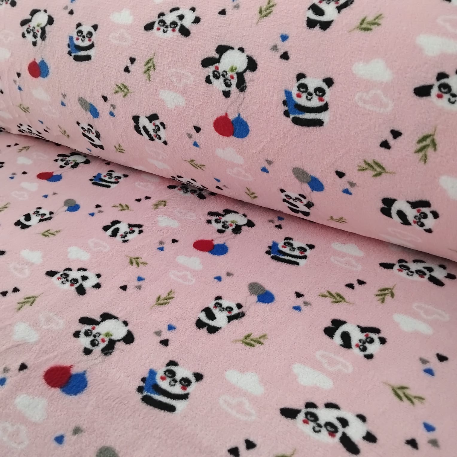 Manta Soft Panda Rosa 