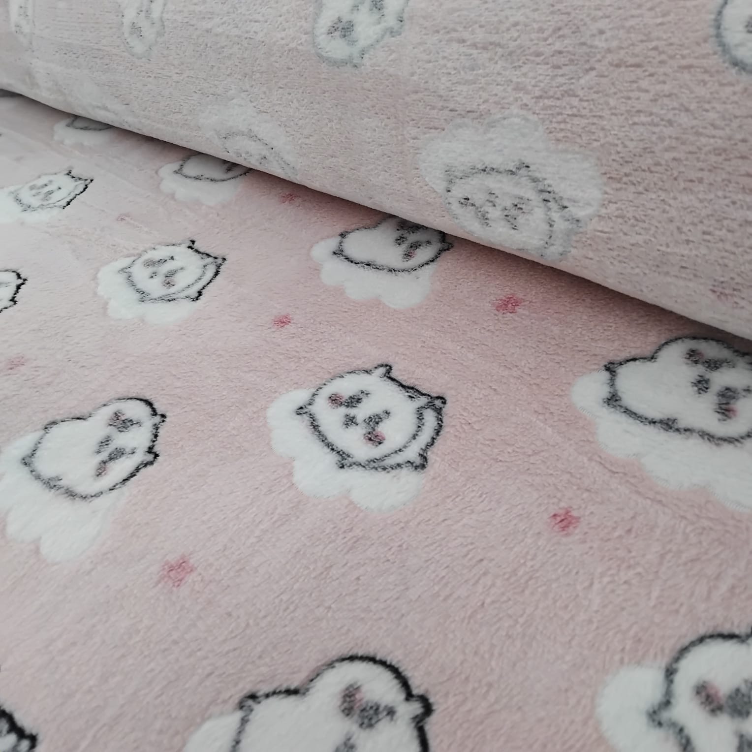 Manta Soft Ursinho Fundo Rosa