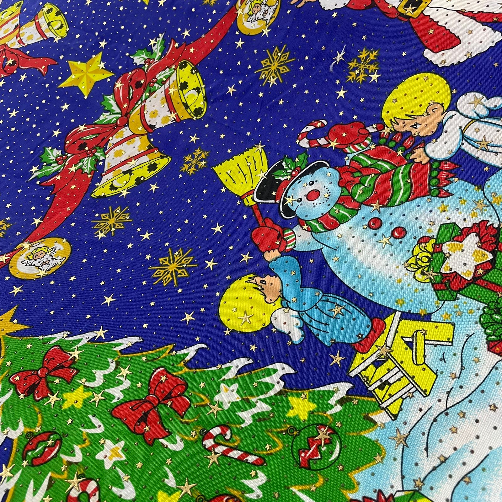 Oxford Natalino Alto Relevo Boneco de Neve Royal