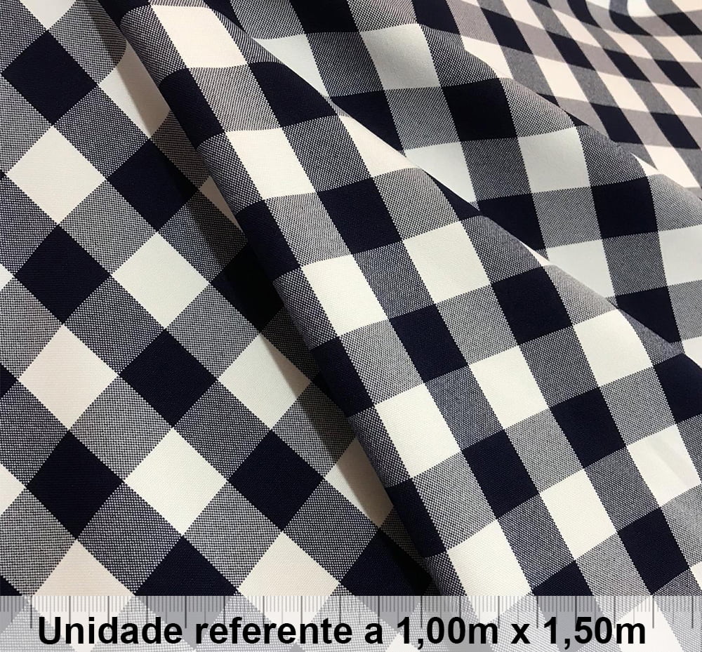 Oxford Xadrez M Azul Marinho