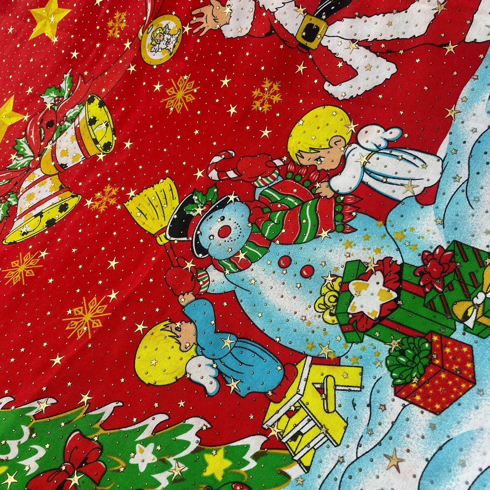 Oxford Natalino Alto Relevo Boneco de Neve