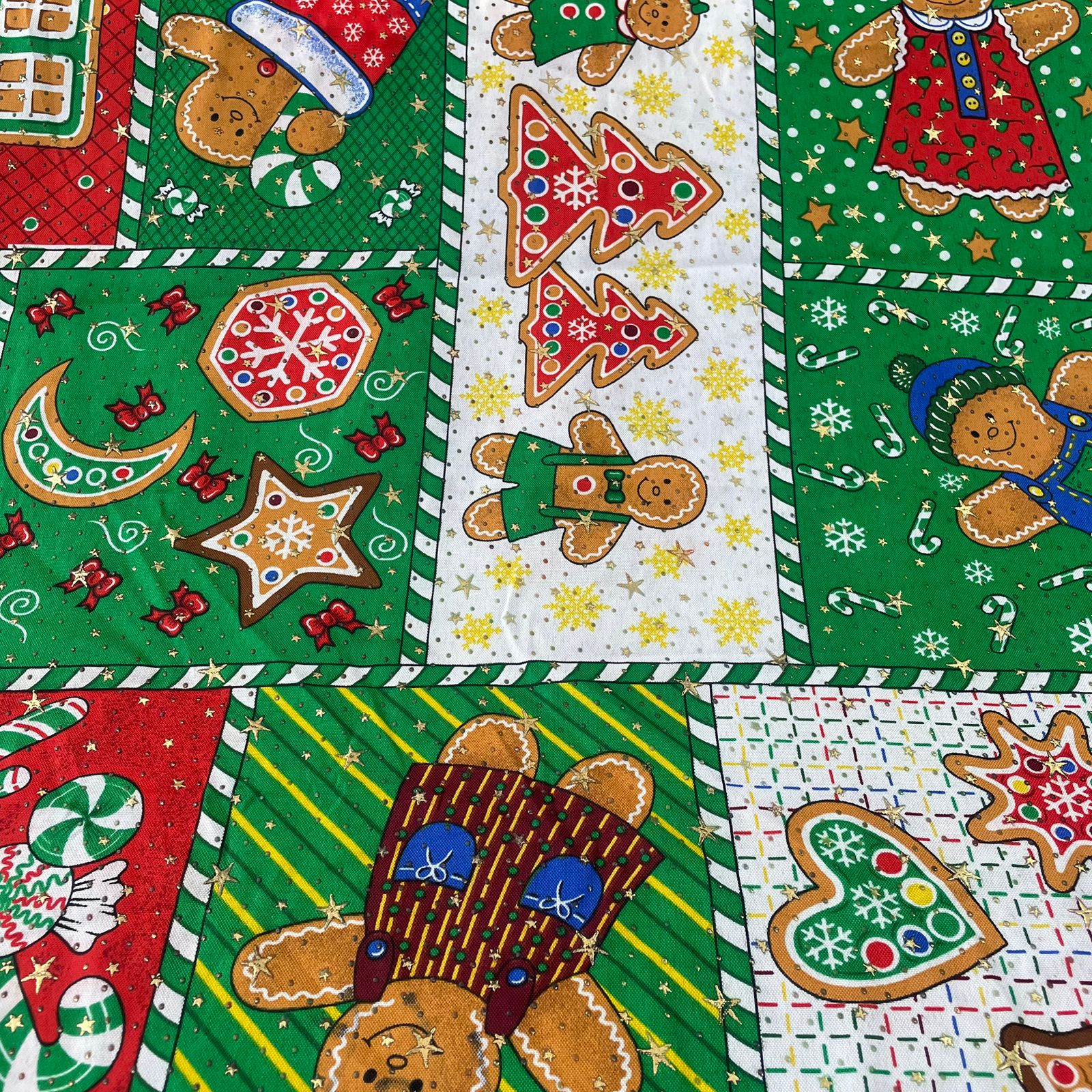 Oxford Natalino Alto Relevo Patchwork