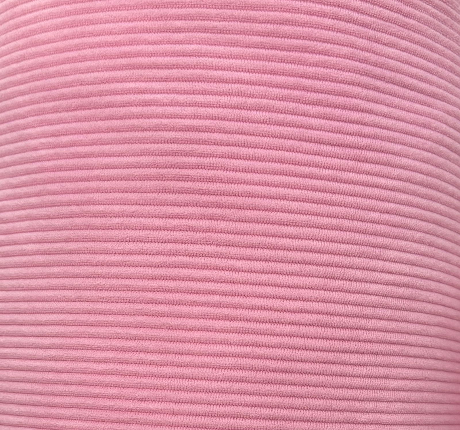 Veludo Cotelê Rosa Claro