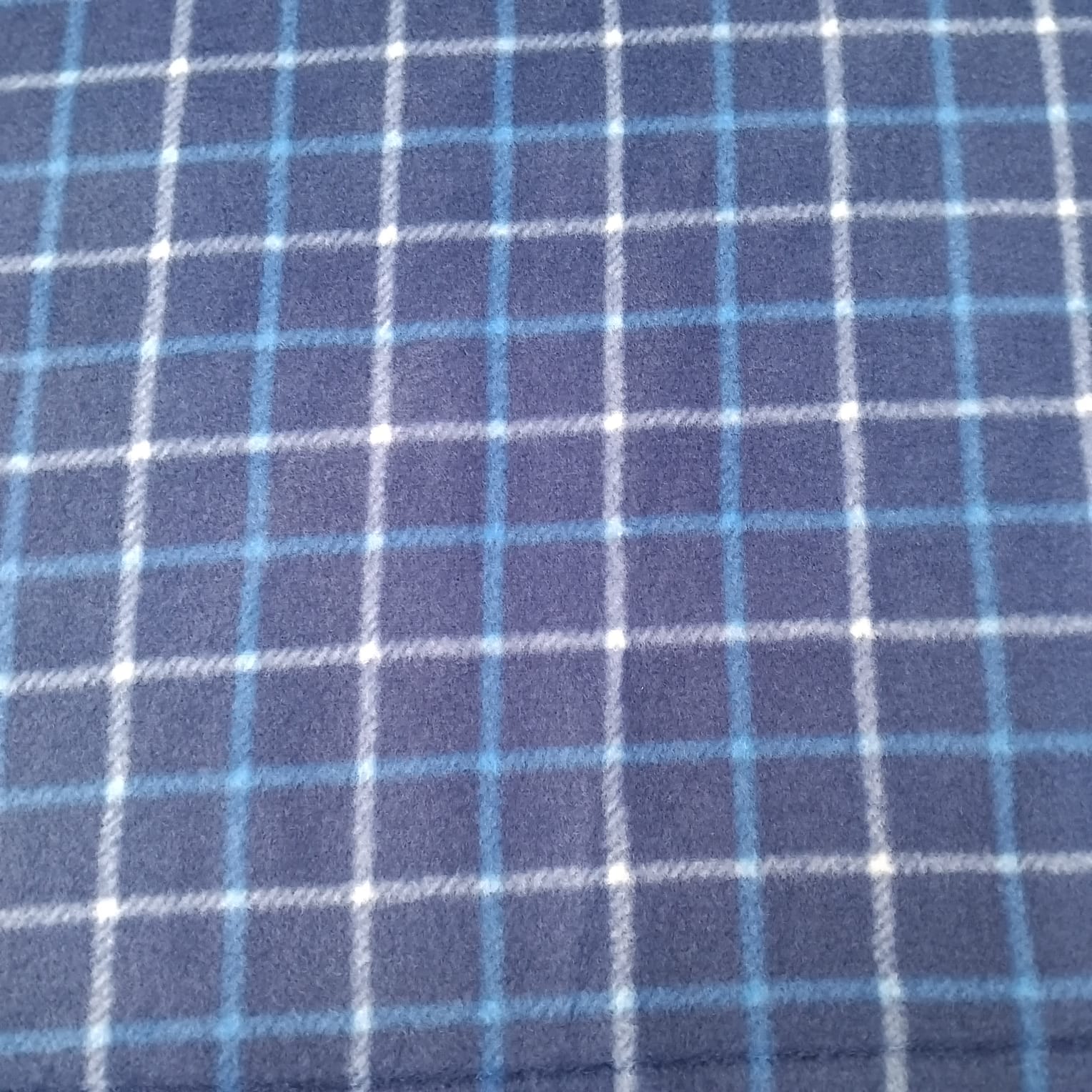 Soft Xadrez Azul Marinho 