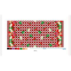 Oxford Estampado Frutas Vermelha  5 metros    