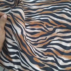 Tricoline Animal Print Tigre 10 Metros 