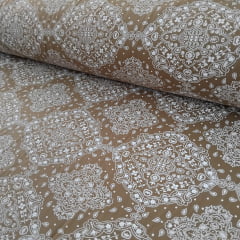 Tricoline Bandana Bege Escuro Marantex 10 Metros   