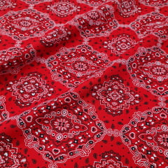 Tricoline Bandana Vermelho Marantex 10 Metros   