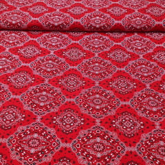 Tricoline Bandana Vermelho Marantex 10 Metros   