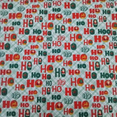 Tricoline De Natal HoHoHo Verde 5 metros Tricoline De Natal HoHoHo Verde 5 metros