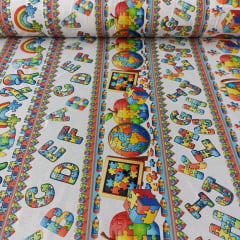 Tricoline Digital Exclusiva Marantex Barrado Autismo 10 metros 