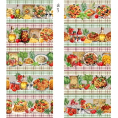 Tricoline Digital Exclusiva Marantex Barrado Massas  10 metros 