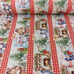 Tricoline Digital Exclusiva Marantex Barrado Natal  01 10 metros