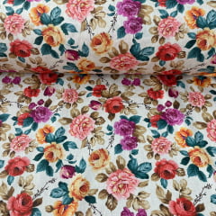 Tricoline Floral Clássico 5 metros     