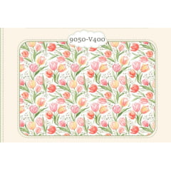 Tricoline Floral Tulipas 5 metros Tricoline Floral Tulipas 5 metros