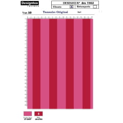 Tricoline Listras Grandes Pink 5 Metros  