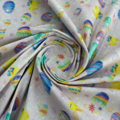 Tricoline Ovos De Páscoa Fundo Rosa 5 metros 