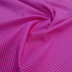 Tricoline Poá Micro Rosa Pink 10 metros 