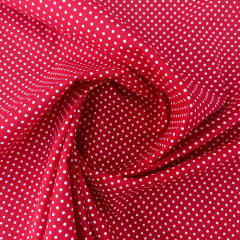 Tricoline Poá Pequeno Vermelho 10 metros 