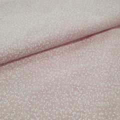Tricoline Raminhos Rosa Bebê  10 metros    
