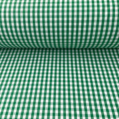 Tricoline Xadrez 0,5cm Fio Tinto PP Verde Bandeira 5 metros 