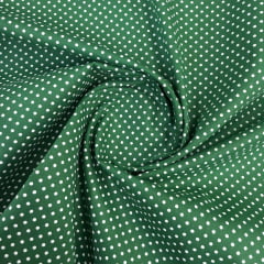 Tricoline  Poá Pequeno Verde Bandeira