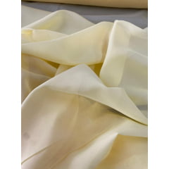 Chiffon Liso Amarelo Claro